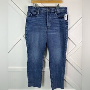 NWT Old Navy High-Waisted Secret-Smooth Pockets O.G. Straight Jeans Size 16